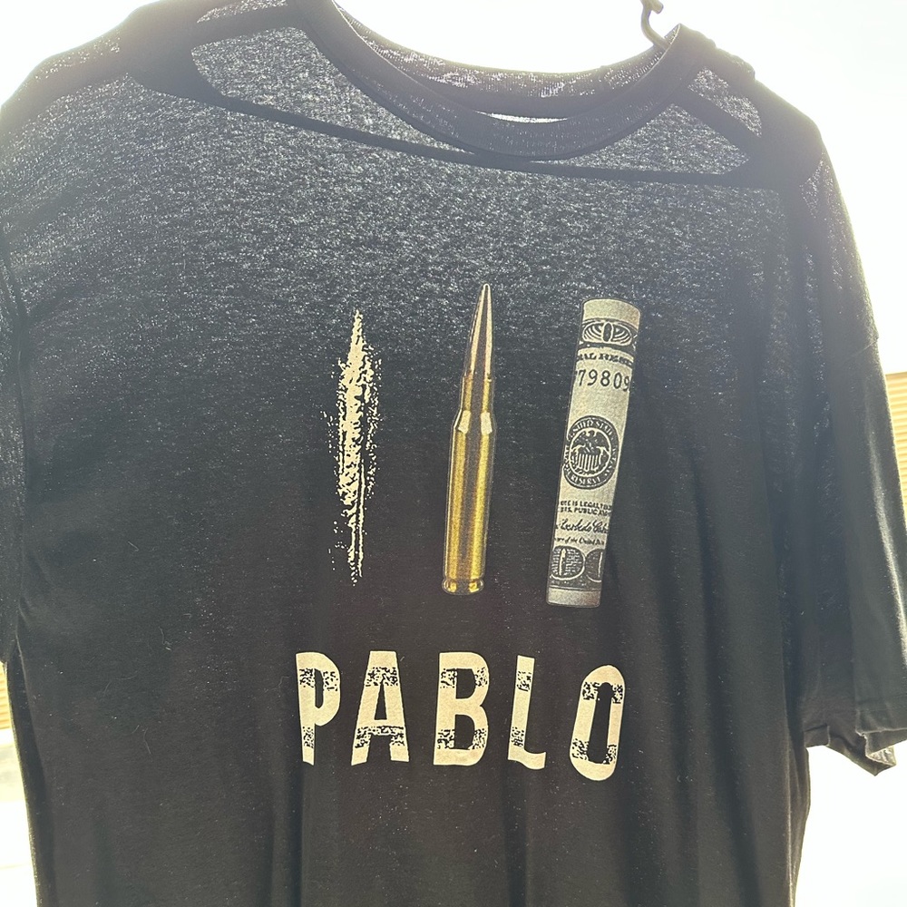 Un-used w/o tag Pablo Escobar “Plata o Plomo” T-shirt